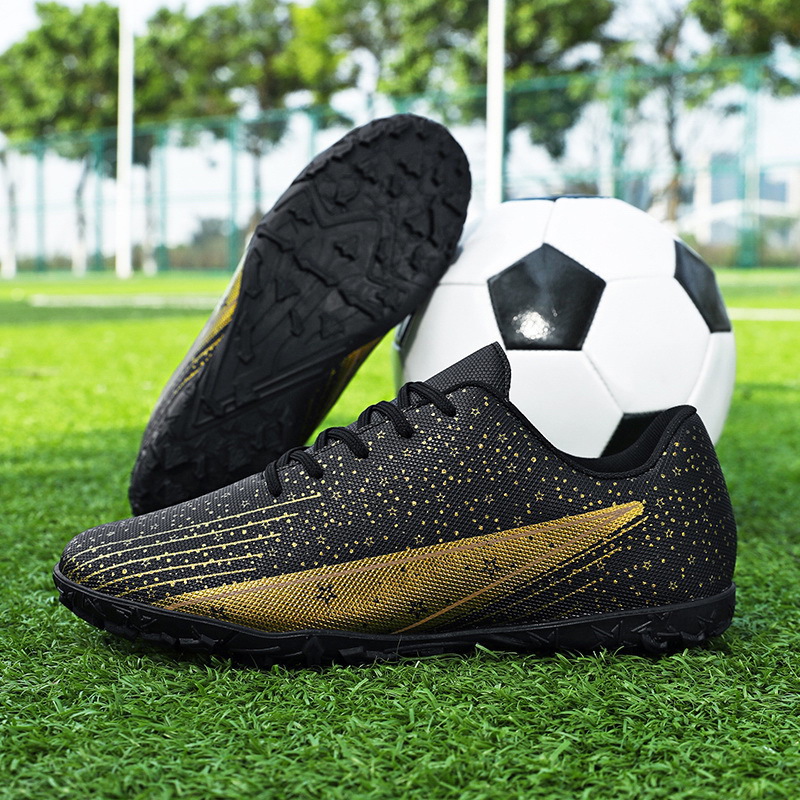 Nuevos zapatos de fútbol para niños transfronterizos zapatos de fútbol para hombres estudiantes zapatos de fútbol para mujeres TF zapatos de fútbol para hombres comercio exterior al por mayor
