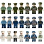 中国军事军警拼装积木