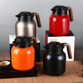 316不锈钢智能显保温焖茶壶大容量茶水分离家用真空闷泡茶壶批发