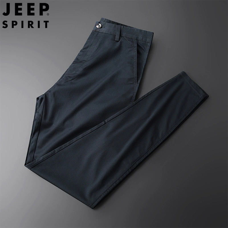 JEEP SPIRIT #2020, Осенние прямые мужские повседневные брюки, Заводской магазин 21206