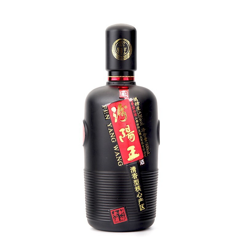 山西汾阳王53度封坛老酒清香型白酒自饮光瓶实惠500ml