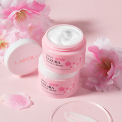 LAIKOU Sakura Cream Essence Moisturizing Facial Cream 25g Hydrating Nourishing Snow Cream Skincare Primer