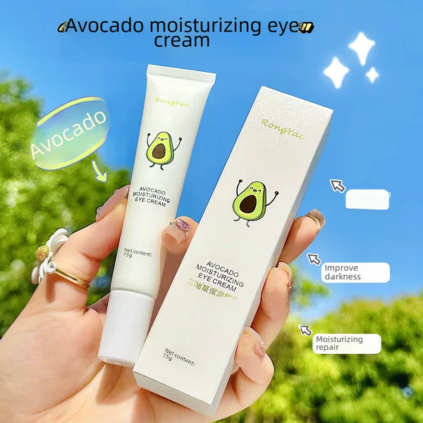 Avocado Eye Cream Fades Eye Bags, Dark Circles, Fine Lines, Soothes Skin, Moisturizes and Hydrates Eye Cream