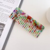 Geometric acid hair combing comfortable texture, smooth combing net red temperament girl washing hair comb, marble pattern comb, wholesale