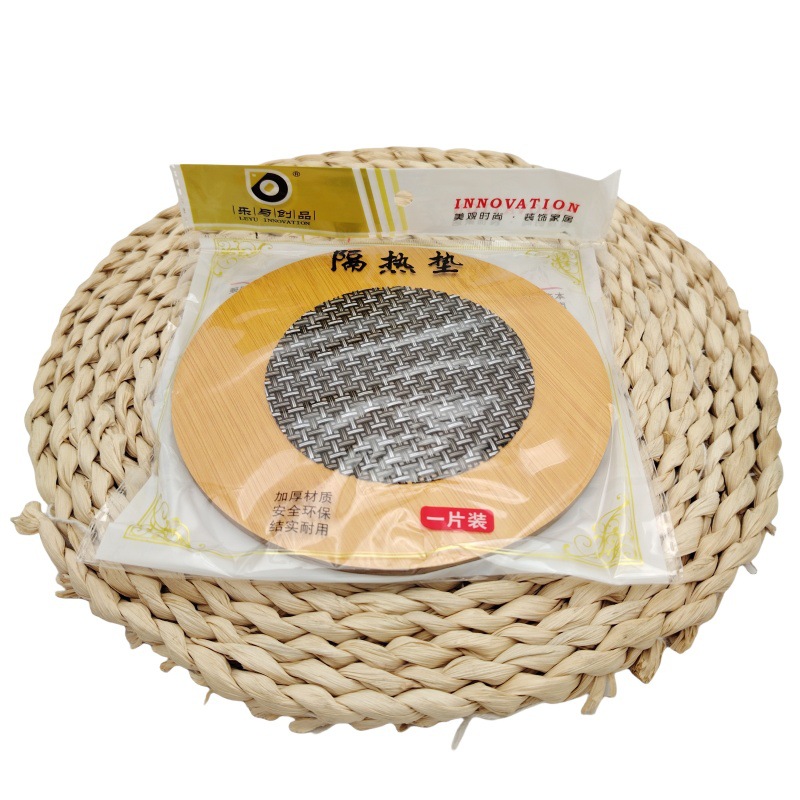 D1333 16 # carbón de bambú + almohadilla de aislamiento térmico almohadilla de bambú cuadrada almohadilla de platos almohadilla de aislamiento térmico almohadilla de tablero de bambú