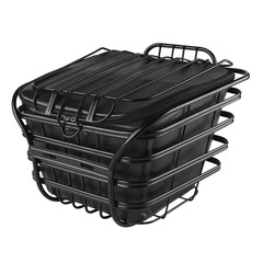 Electric bicycle basket inner basket lined battery basket inner cover basket bag dustproof and waterproof leather basket