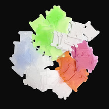 厂家直销 十字绣绕线板 线板 塑料绕线板 绣线整理工具 5色混合