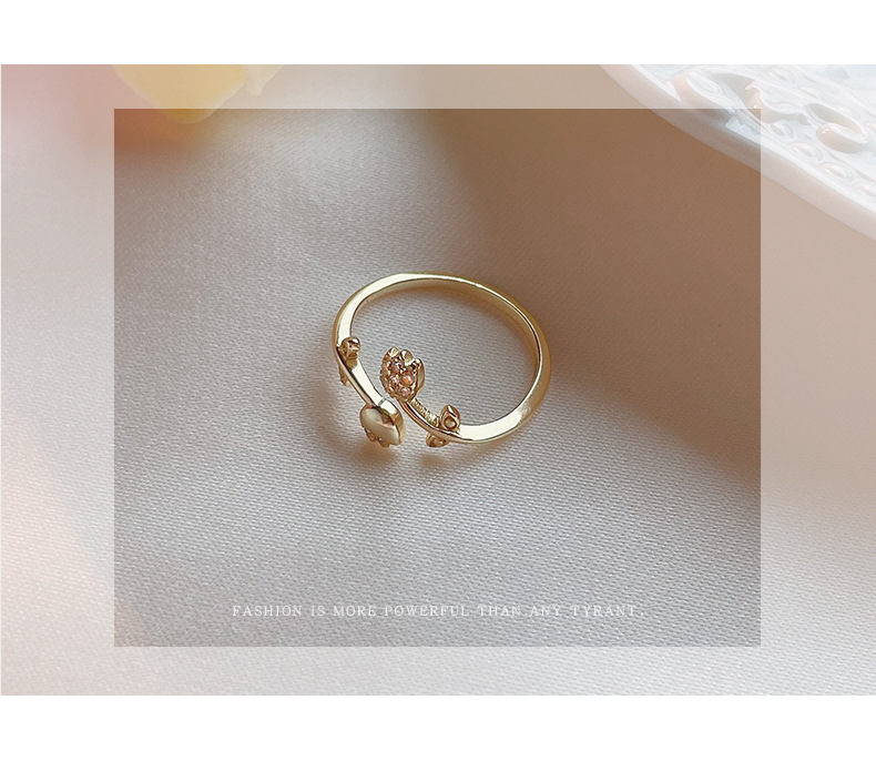 Adjustable Ring Size 1 Piece 925 Sterling Silver Flower Rings