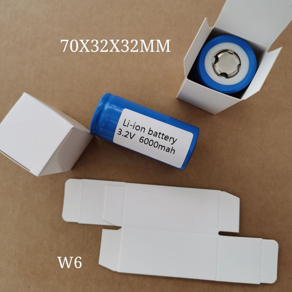 现货32700/32650电池出口包装盒圆形电池盒移动电源电池盒电池盒