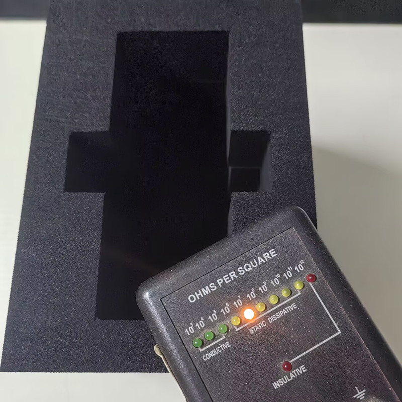 供应仪器内托抗静电包装泡棉/仪器缓冲绝缘泡沫/电子产品防护海绵