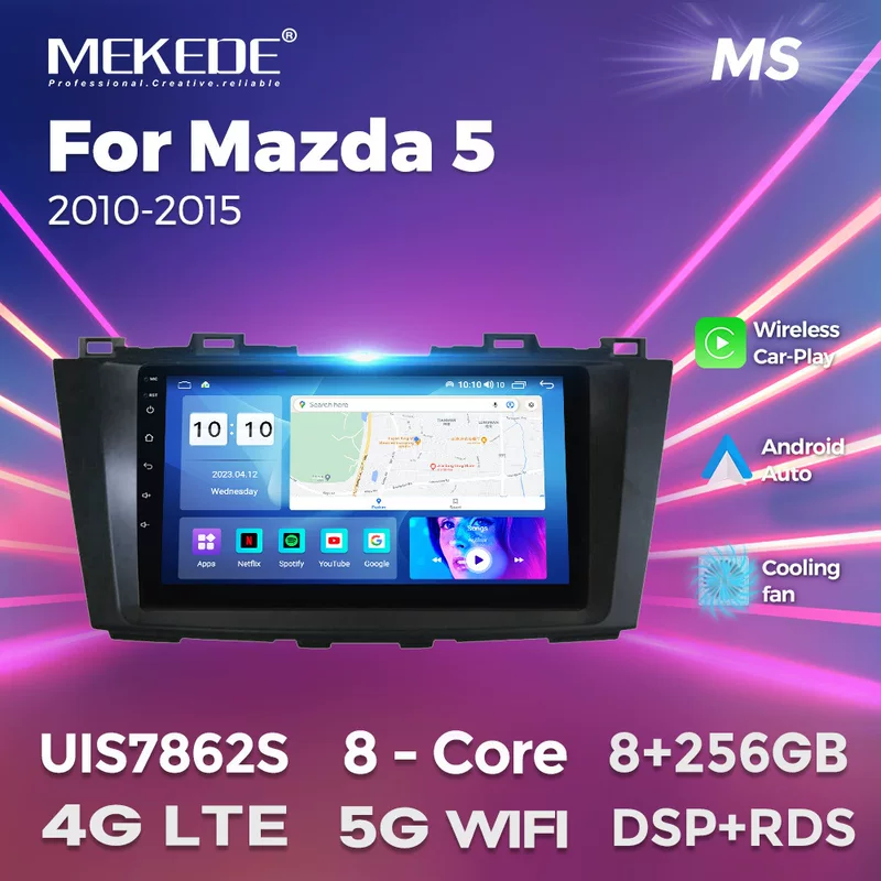 Suitable for Mazda 5 2010-2015 Android large screen central control navigation radio 8+256G