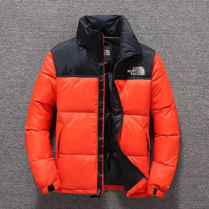 Chaqueta de Algodón para Hombre 2024, Estilo Coreano, Ropa Moderna a Prueba de Frío, Abrigo con Capucha Grueso y Cálido, Diseño Color Block, Importado