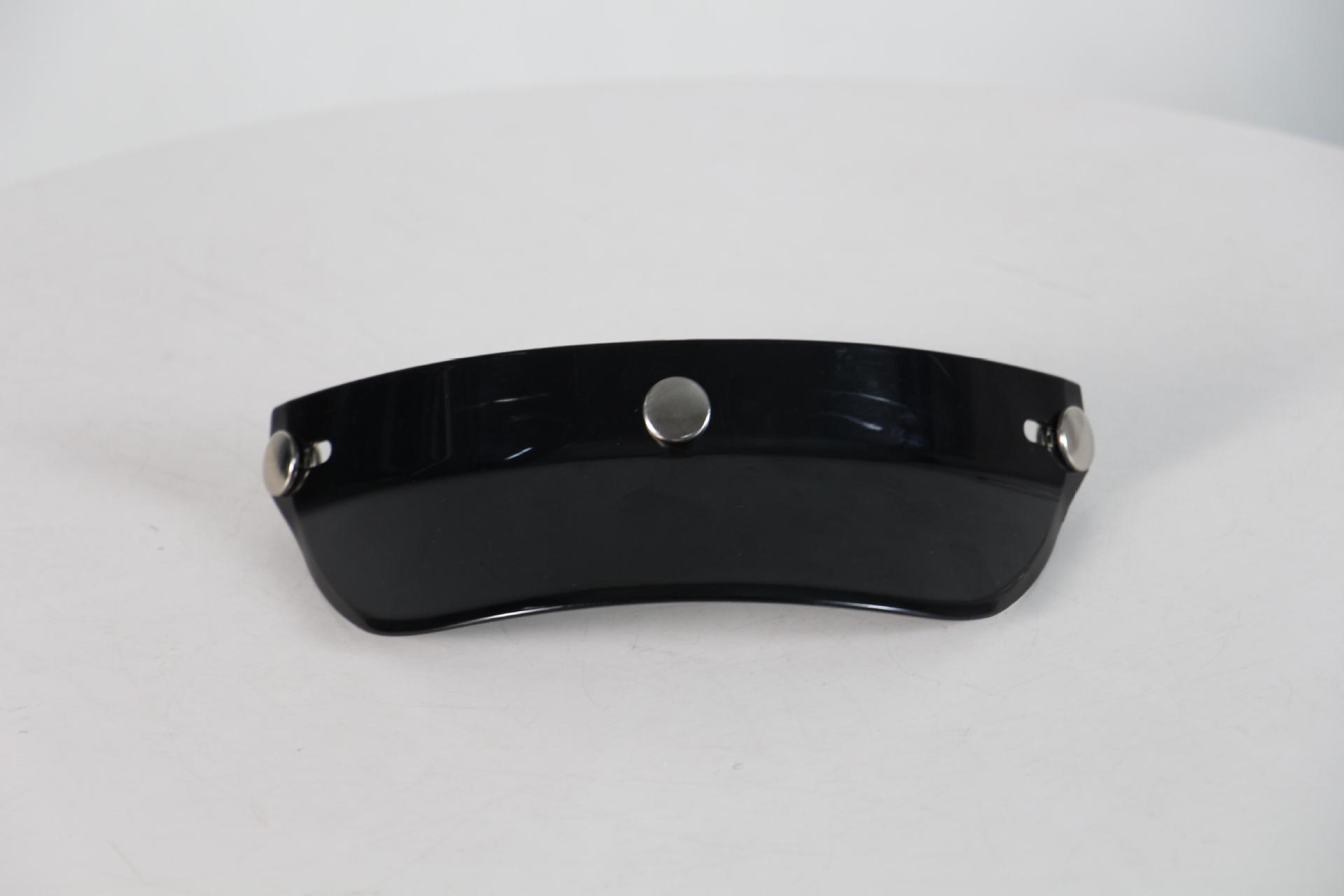 Helmet Accessories: Long Visor Suitable for Three-Clasp Helmets, Universal Type, Fits Three-Quarter Helmets and Half Helmets