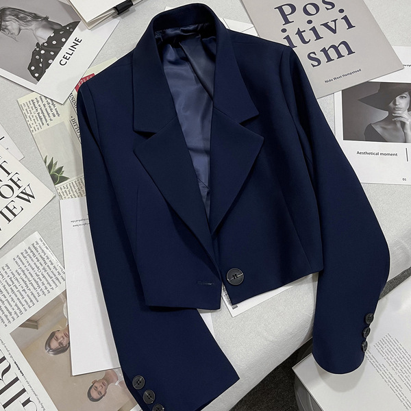 autumn short design classic suit jacket
