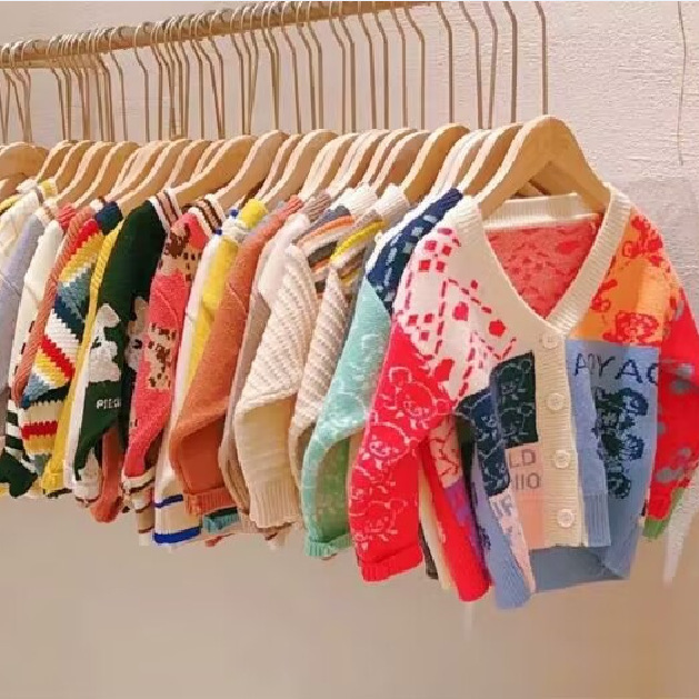 Beibei Kingdom Snoopy Children's Coat Spring and Autumn Clothes Girls' Coat Knitted Cardigan Children's Coat