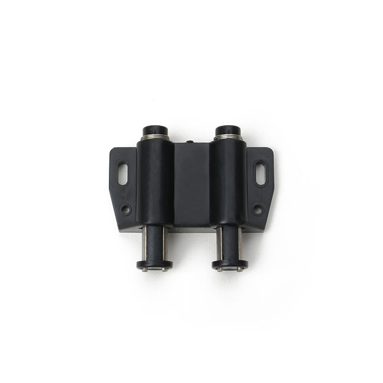 Moderno y simple ABS puerta de gabinete de plástico, puerta de gabinete de rebote, puerta de madera, tipo de prensa, imán, toque magnético, fuerte succión de puerta magnética