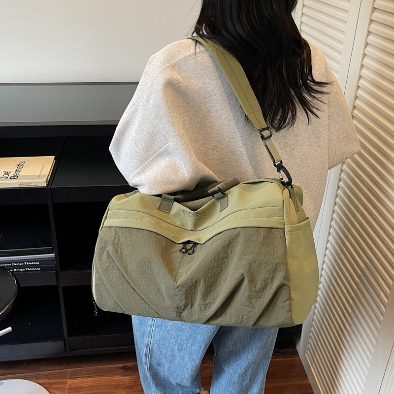 外单运动健身包大容量短途出差轻便手提旅行包女行李包登机行李袋|undefined