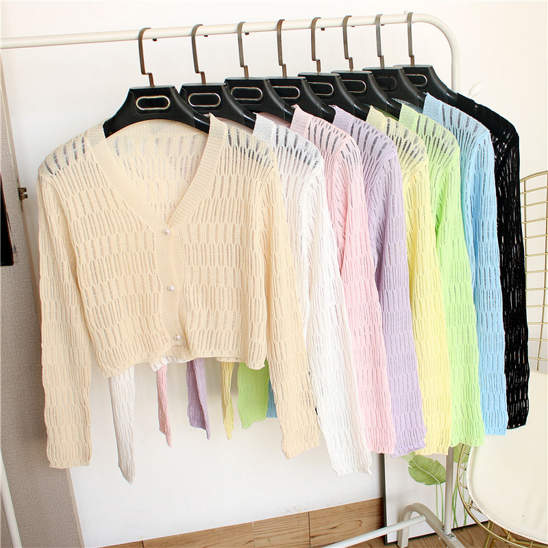 Summer fashionable silk cardigan