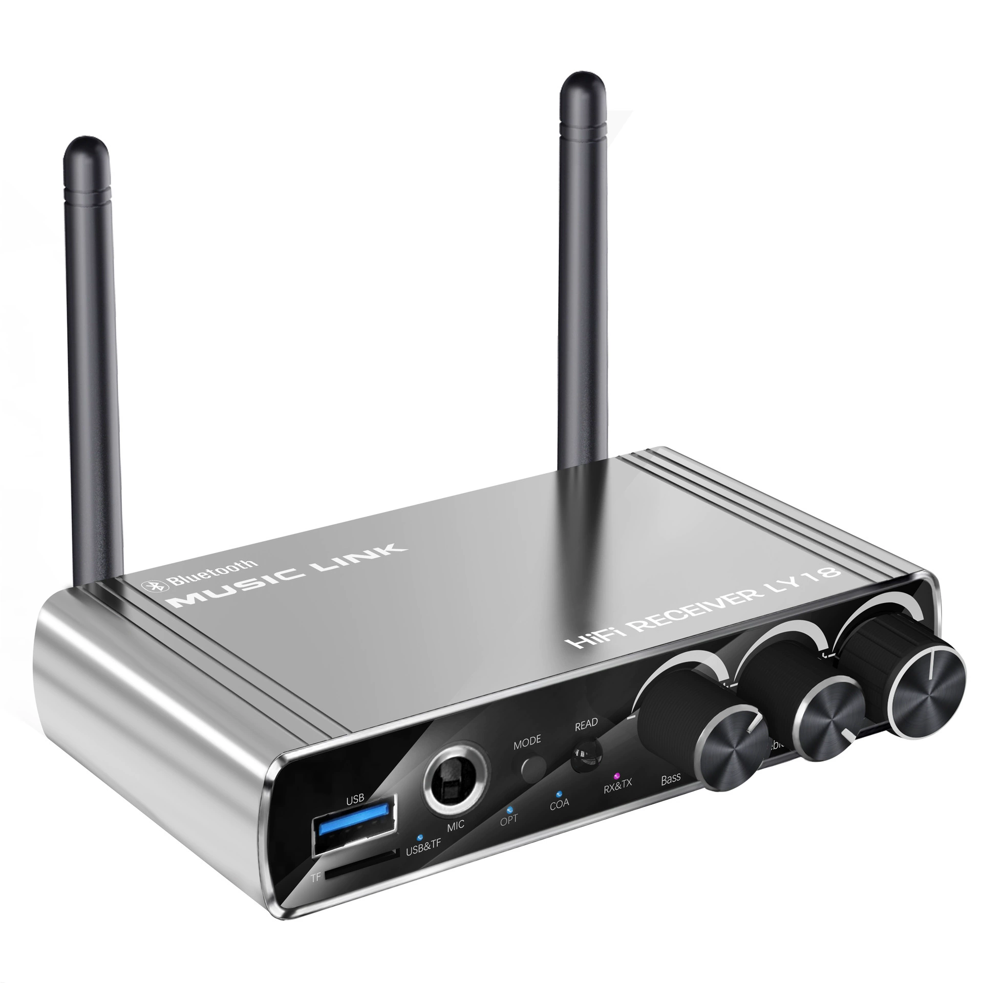 Беспроводной Bluetooth-адаптер-усилитель 5.4 для колонок и аудиосистем, AUX-плеер, Bluetooth 5.4