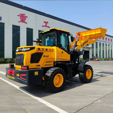建筑沙石粮食装卸装载机 养殖场清粪抓草机 轮式30型工程装载机