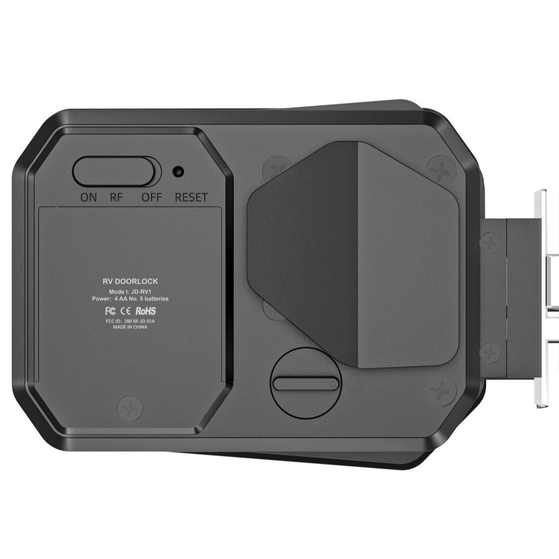 RV, universal waterproof electronic smart lock, new collection, aluminum alloy, Amazon 3