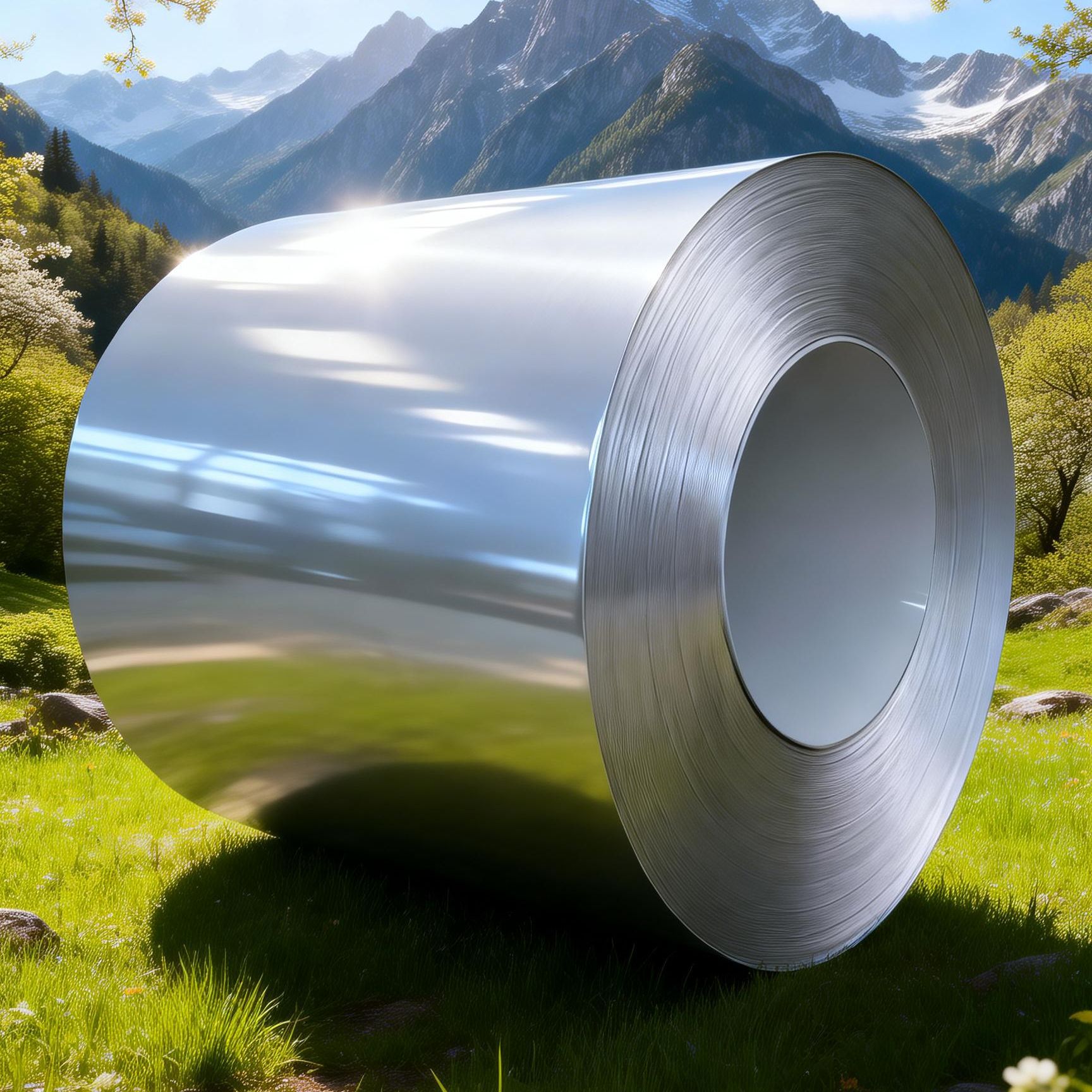 供应TDC51D+AM100 2/1 环保PE聚酯彩涂彩钢0.5*1000*C宝钢银灰色