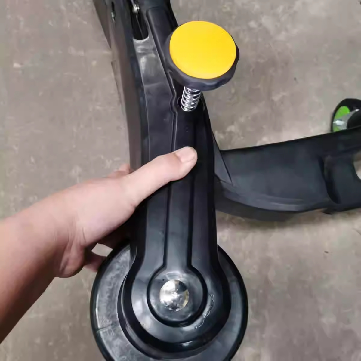 Limpieza de lavadora de suelo general sin potencia de lavadora de suelo industrial empujada a mano