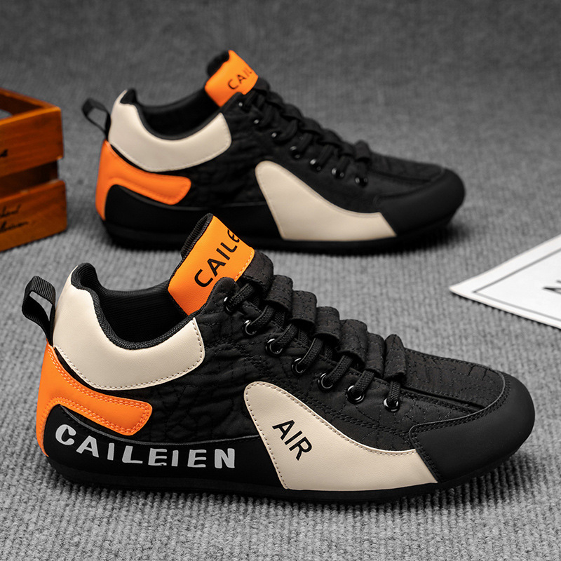 Zapatos de lona de alto impacto para hombres, nuevos zapatos de otoño transpirables, deportes casuales al aire libre, zapatos antideslizantes, zapatos de papá para hombres