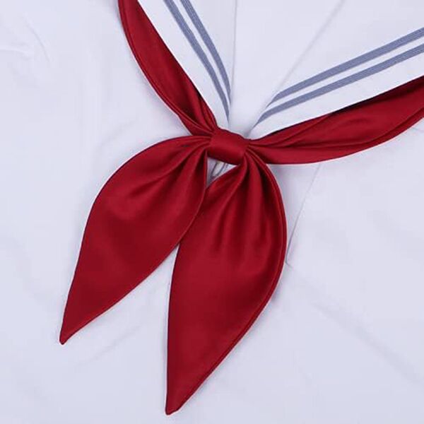 Solid color adjustable bow tie