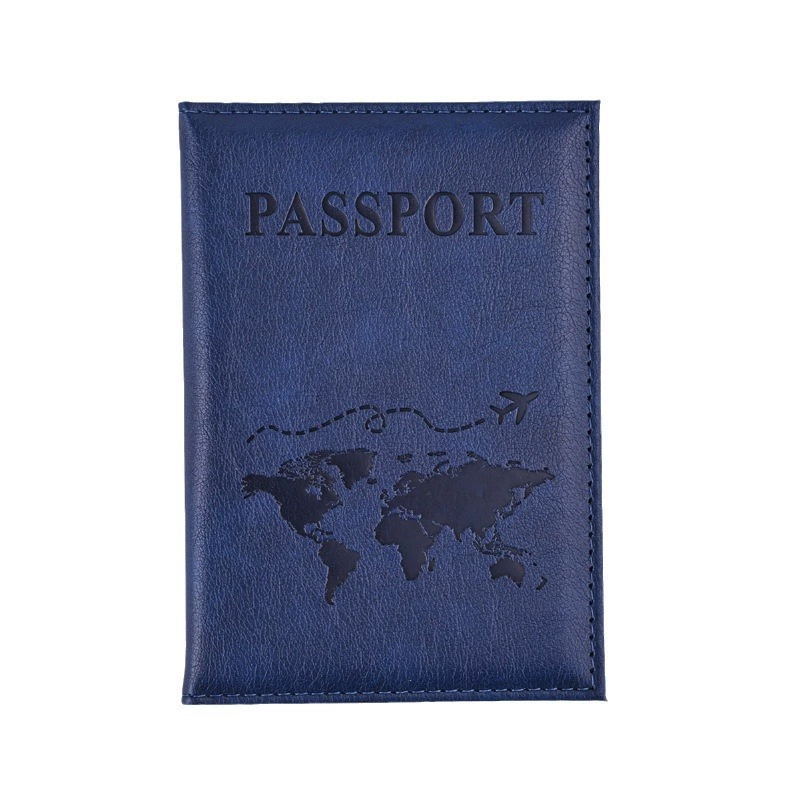 Passport case, polyurethane protective cover, compact 10.8×10.2×0.7 cm, multi-color options