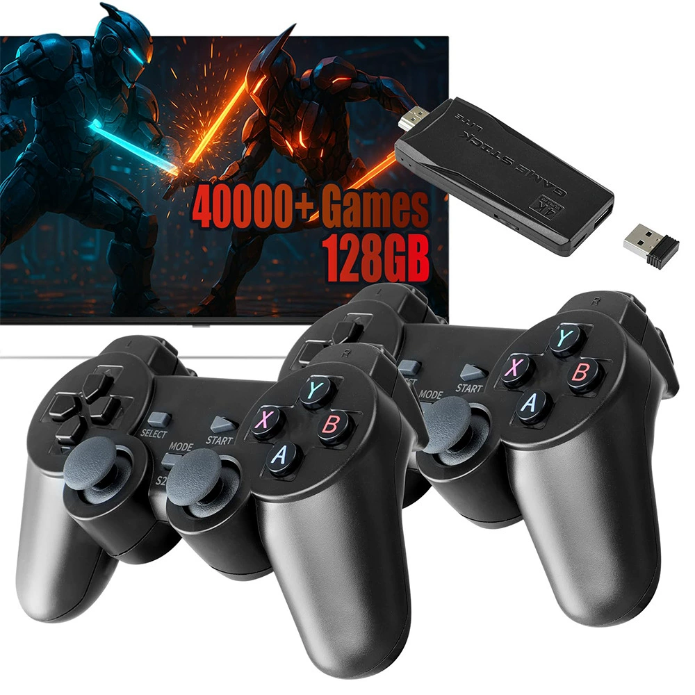 Game console, joystick for double, retro wireless handle, new collection, nostalgia