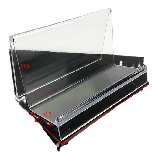 Thickened transparent wallet rack plastic display mobile phone mask display rack boutique table table counter display rack