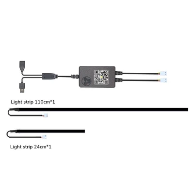Suitable for Tesla 3/Y Dynamic Panel (Dashboard) işıqlandırması - instrument-panel-wireless-charging-position-automatic-sensing-module-docking-station