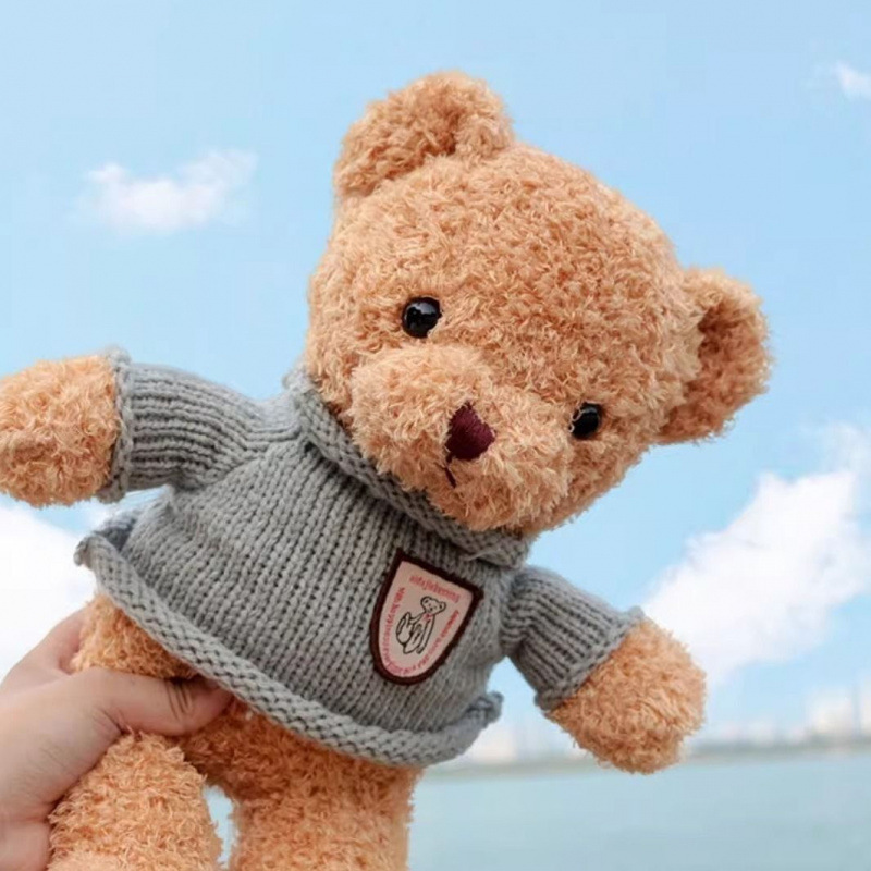 バレンタインデーのギフト、栗のクマのハグバケツ人形、花束、プリザーブドフラワー、女の子や親友への誕生日プレゼント|undefined