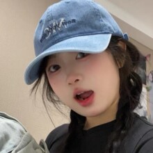 水洗牛仔NYC棒球帽春夏出行高级感帽子女大头围百搭显脸小鸭舌帽