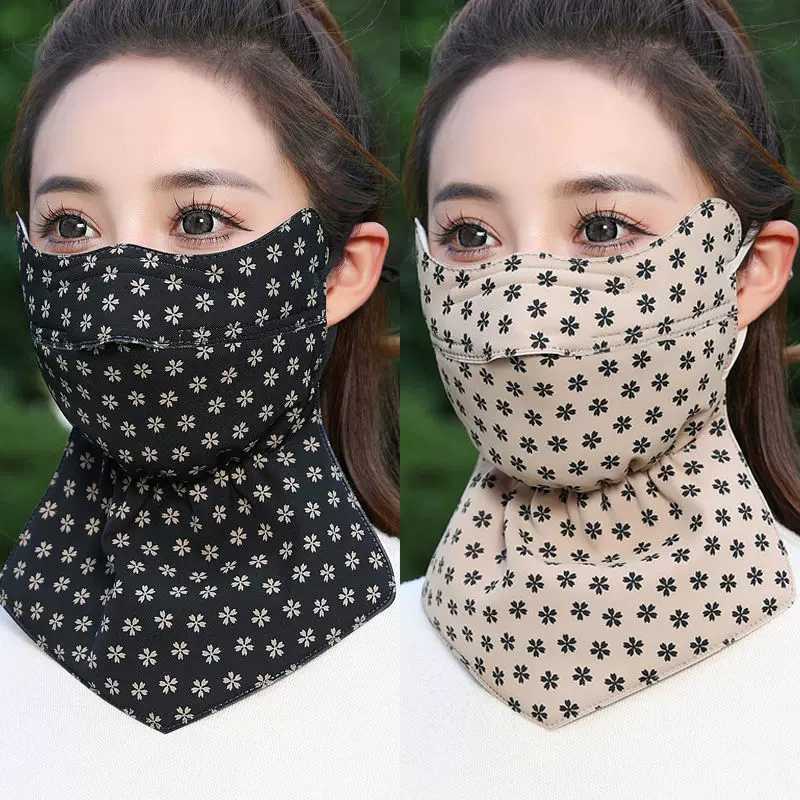 【小雪花护颈款】户外出行防风面罩轻薄透气防尘防雾日常通勤骑行