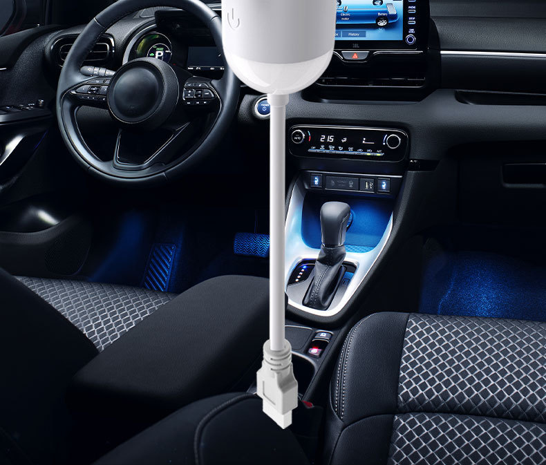 Cross-Border New USB Starry Sky Projection Lamp Car Interior Home Bedroom Night Light Romantic Galaxy Atmosphere Light