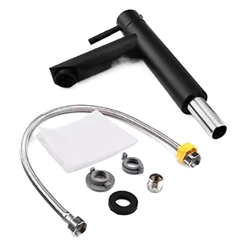 Lavabo caliente y fría del grifo de acero inoxidable baño grifo de baño lavabo solo grifo frío válvula mezcladora