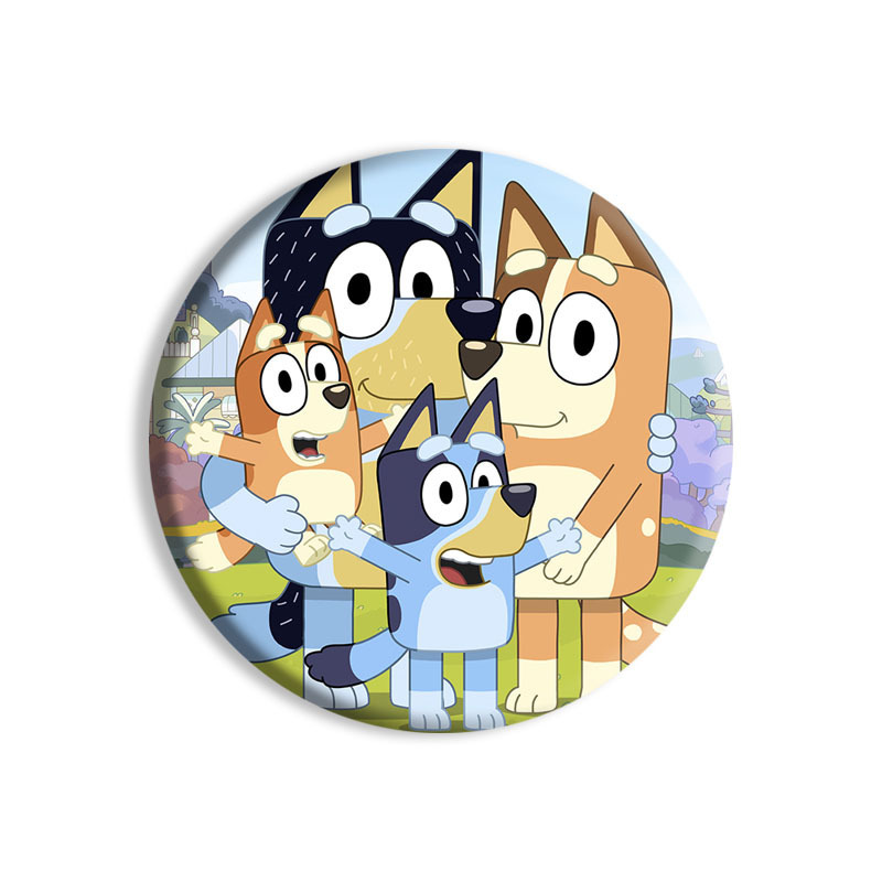 ブルーイシリーズ漫画かわいいアニメバーバッジさまざまな仕様のブリキブローチバッジ|undefined