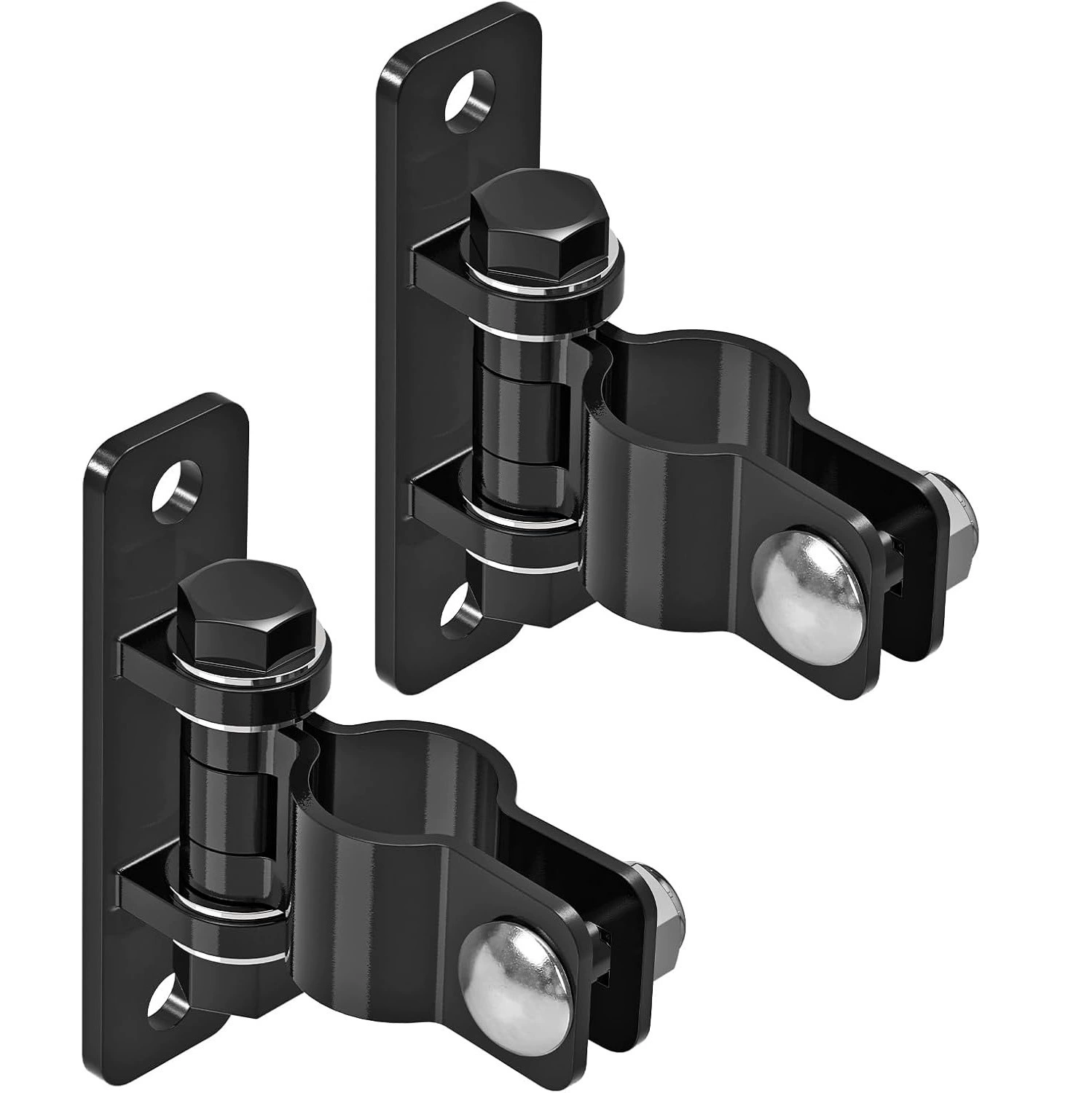 Петля для ворот, компонент из углеродистой стали для тяжелых условий эксплуатации, цепной забор, гальванический, съемный болт.