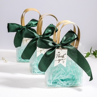 Cross-Border Gift Bag, Satchel Gift Box Bag, Souvenir Birthday, School Start, Pvc Packaging Bag, High-End Transparent Plastic