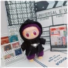 Black hoody, big pin