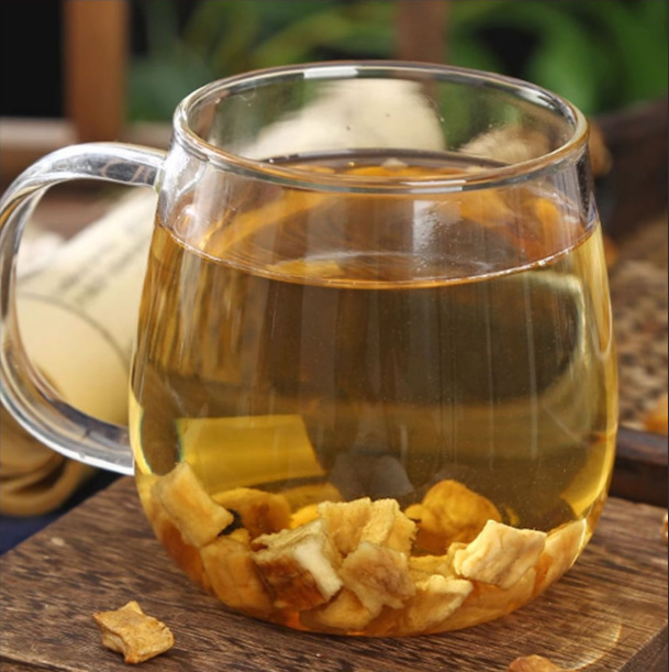 Chicory Root Dried Herb Ju Ju Gen 100g Bottle for Herbal Tea and Decoction in use