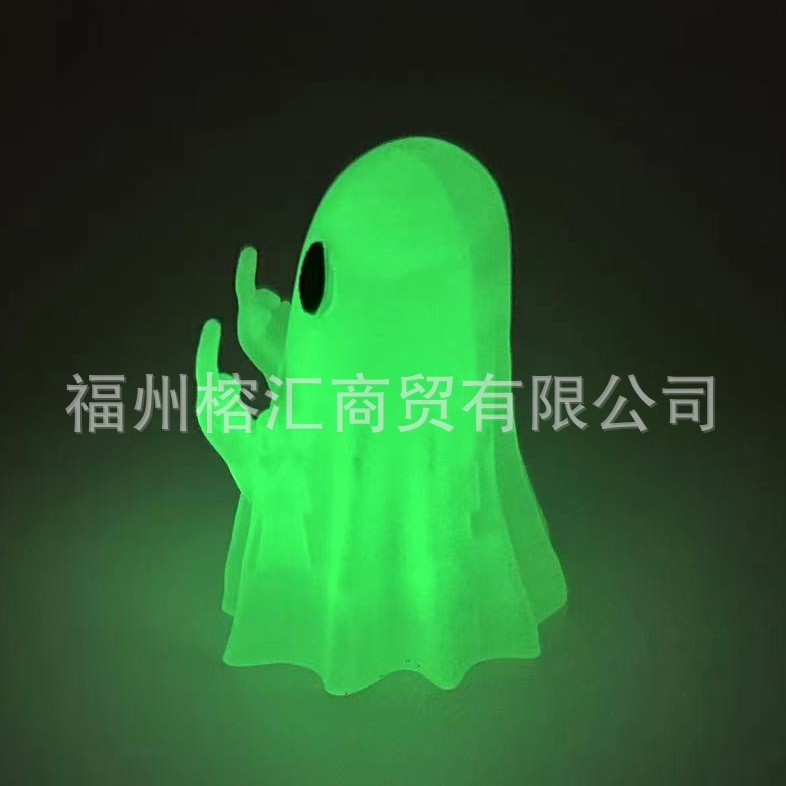 跨境幽灵笔架办公家居桌面可爱小摆件3d摆件万圣节送礼创意礼物|undefined