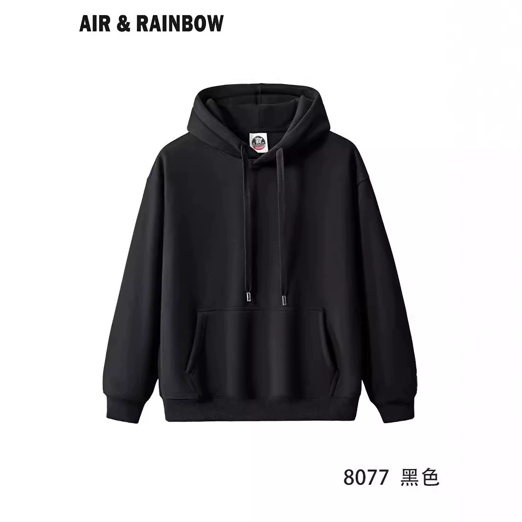 洪品服饰 Цветной толстовка с капюшоном для работы, (跨境贸易), оверсайз, с завязками