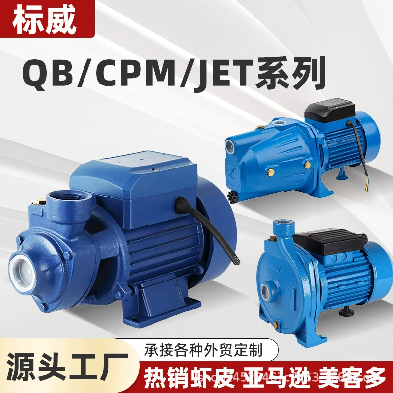 Вихревой насос QB QB60/70/80 для чистой воды, вихревой насос AC220V/110V/127V, солнечная панель DC12V24V