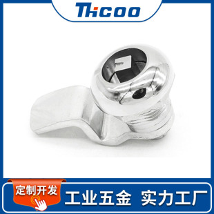 Sco Customized Square Lock Cylinder Turn Tongue Lock Zinc Alloy Switch Cabinet Lock Drawer Lock Distribution Box Cabinet Door Lock A6025