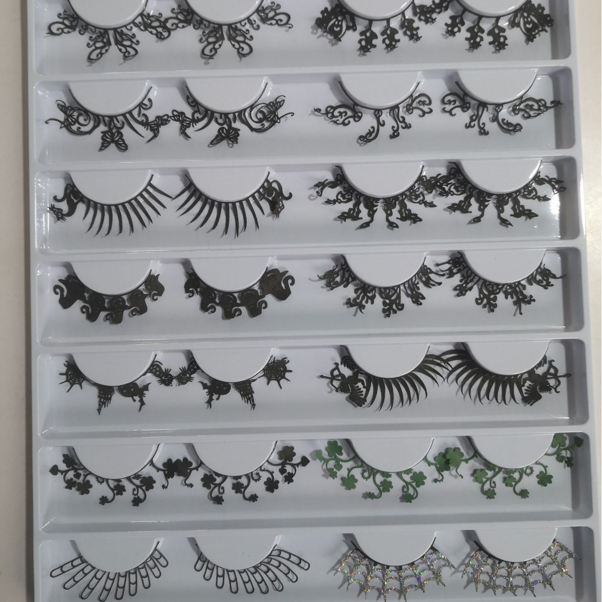 剪纸假睫毛 万圣节假睫毛艺术假睫毛专业工厂