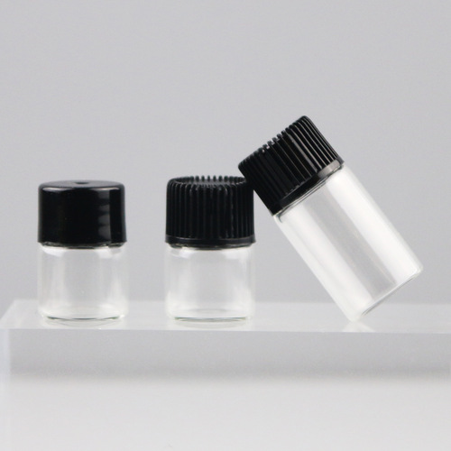 Transparent essential oil bottle 1ml2ml3ml4ml5ml sample perfume bottle screw-top cosmetic bottle