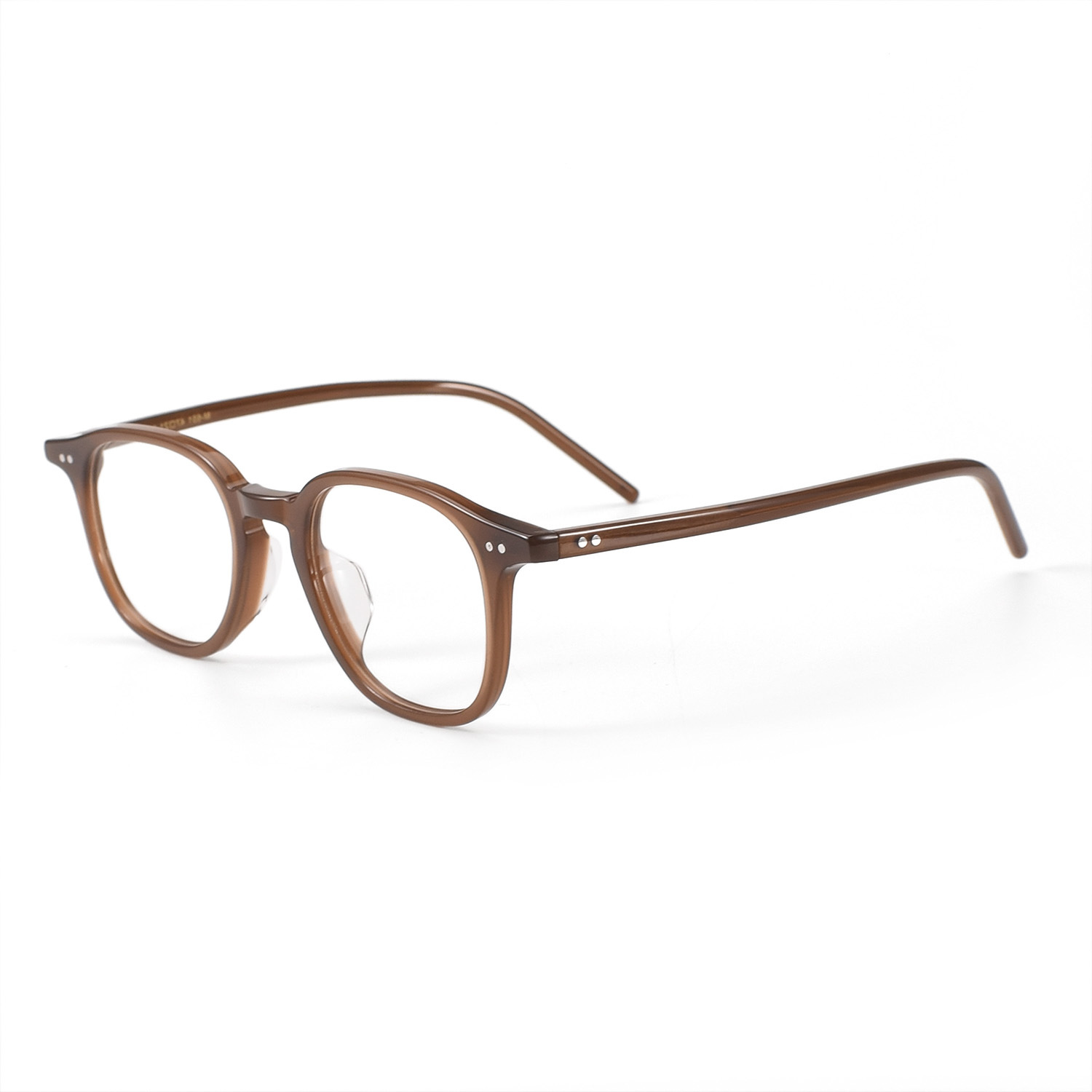 Montura de Gafas Cuadrada M651 de Placa y AC, Montura Completa image 6